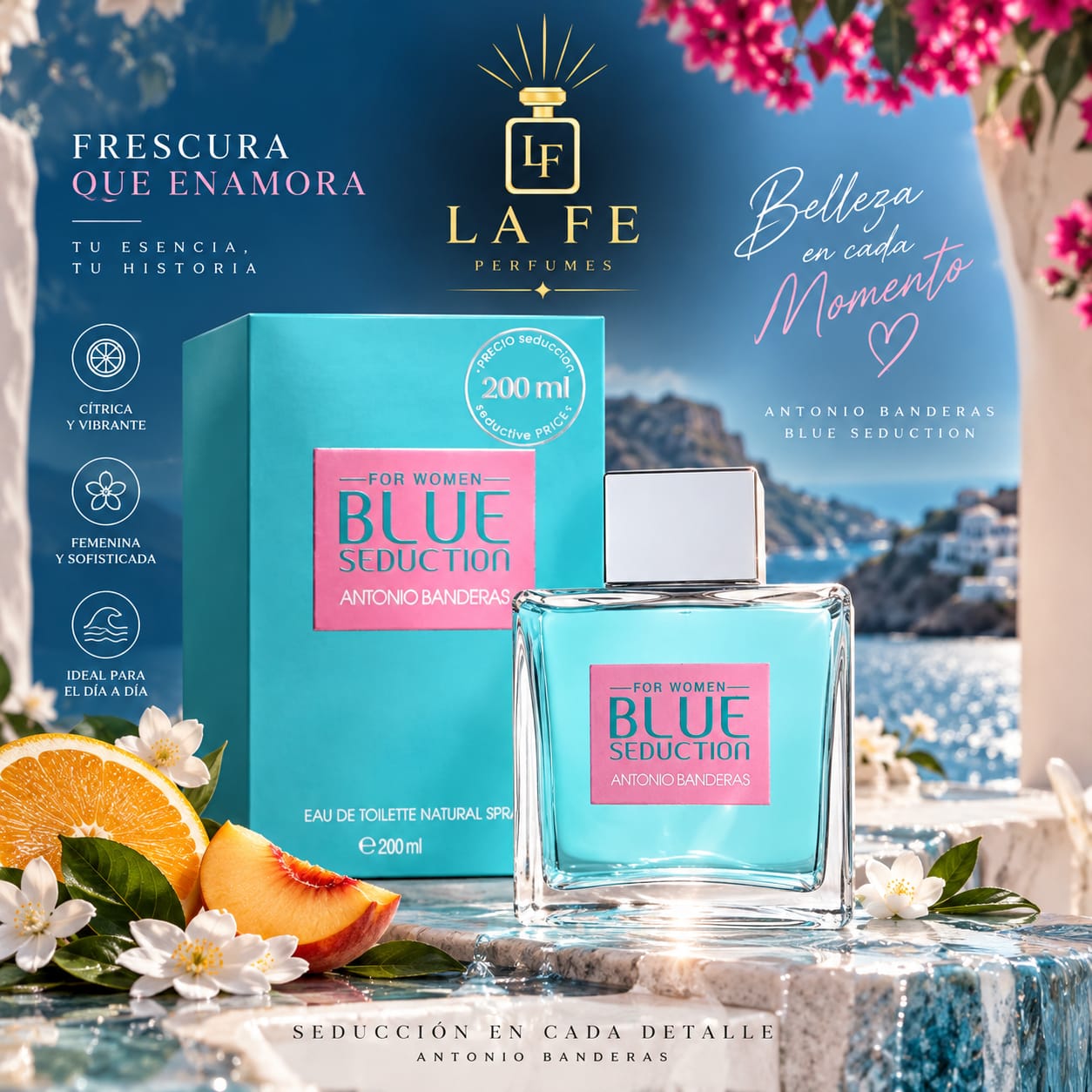 Antonio Banderas Blue Seduction Women 200ml EDT